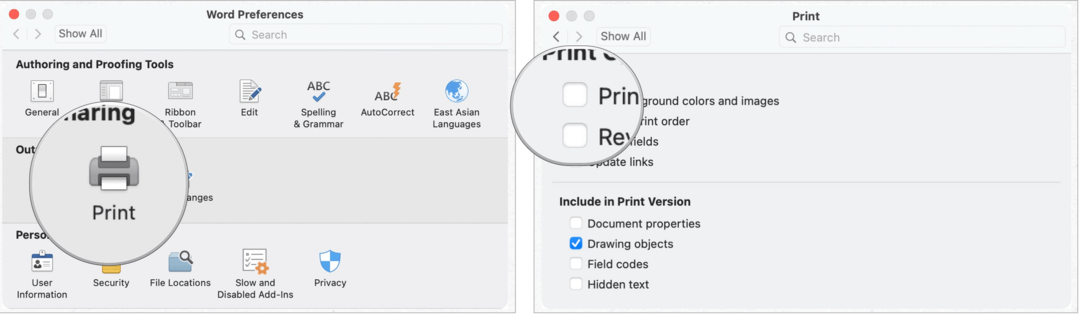 Jak wydrukować kolor tła dokumentu Microsoft Word