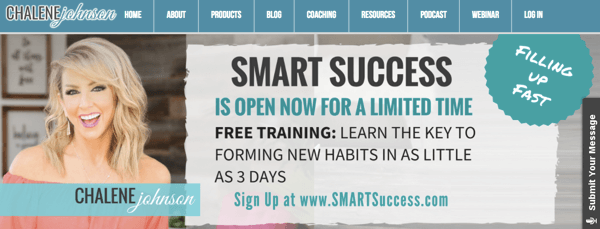 Promocja produktu Chalene Johnson's Smart Success