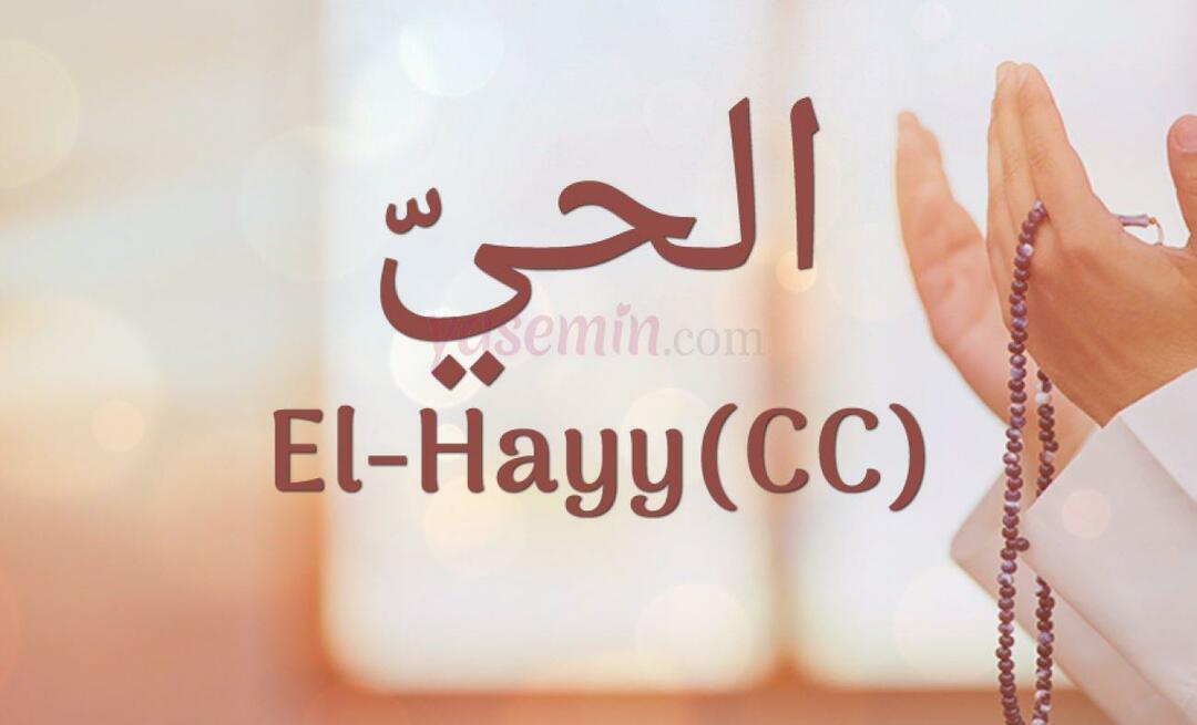 Co oznacza El-Hayy (cc) z Esma-ul Husna? Jakie są cnoty Al-Hayy (cc)?