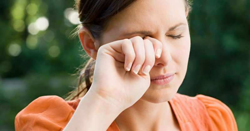 alergię oczu można zobaczyć na trzy sposoby