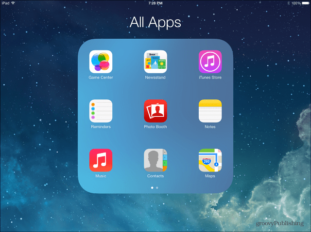 Wszystkie aplikacje w jednym folderze
